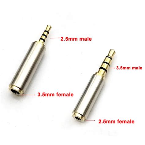 3.5 mm to 2.5mm adapter.